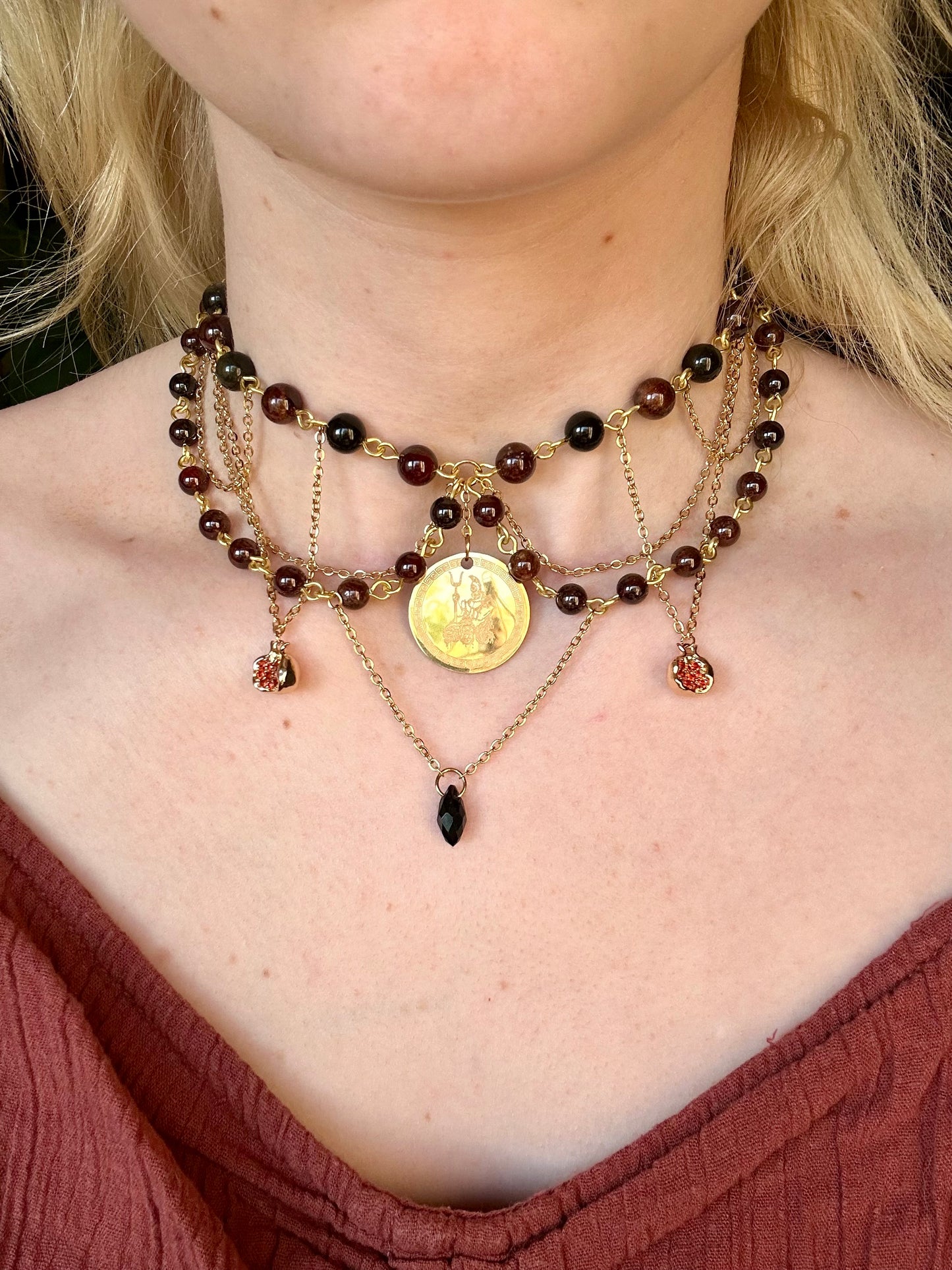 Collier Hadès et Perséphone