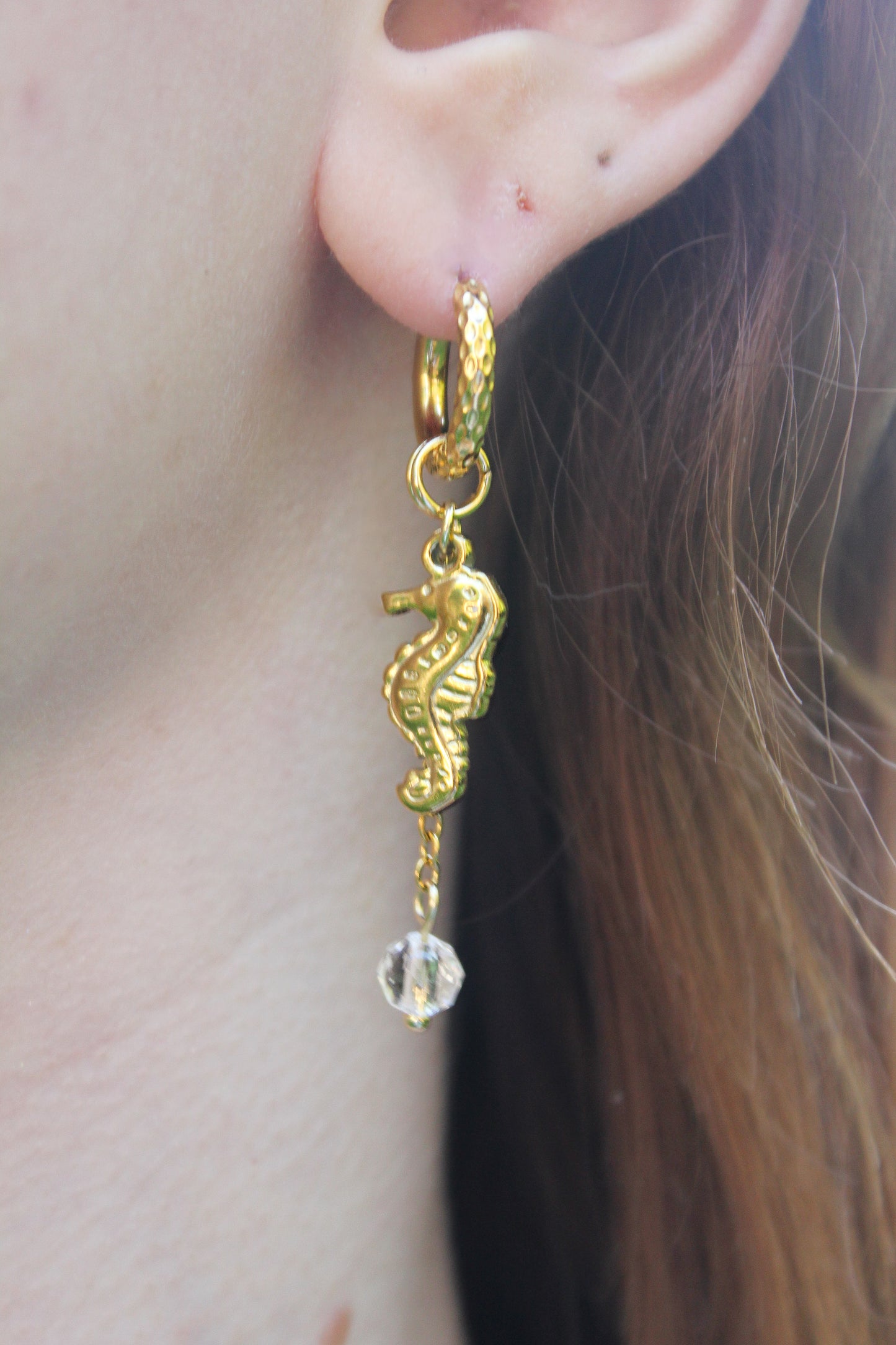 Boucles d’oreilles 3 en 1 Hippos