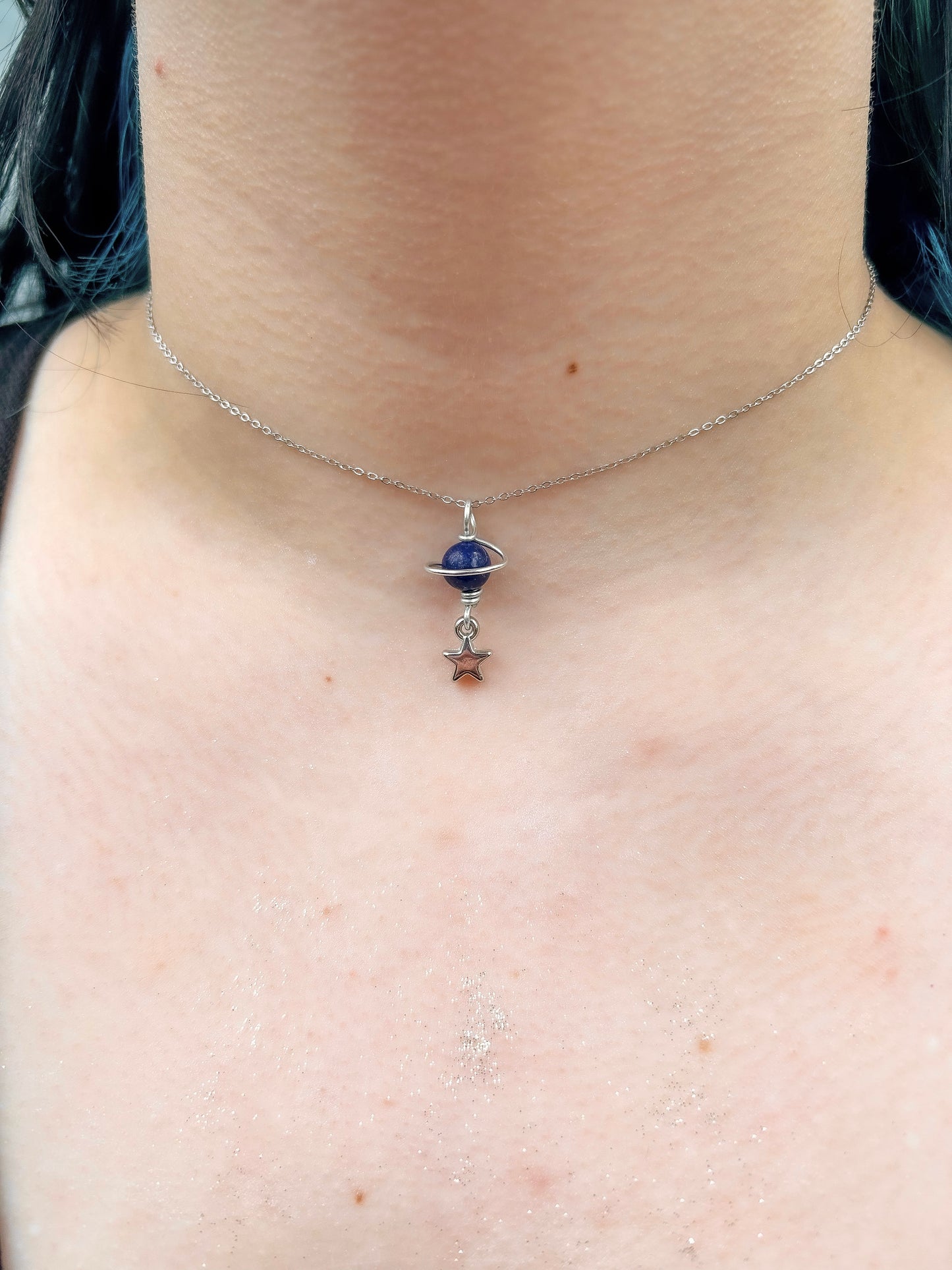 Collier Saturne Personnalisable