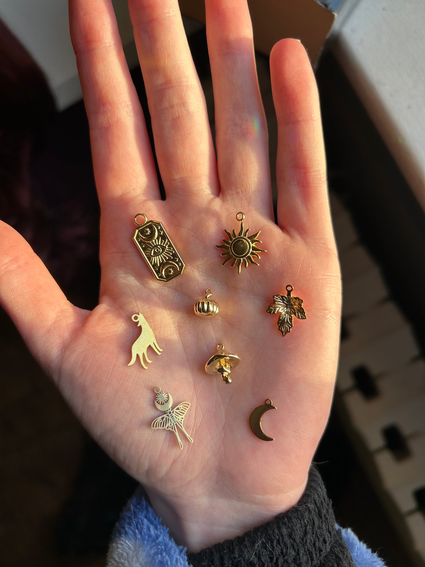 Boucles d'oreilles 2 en 1 Talismans personnalisables