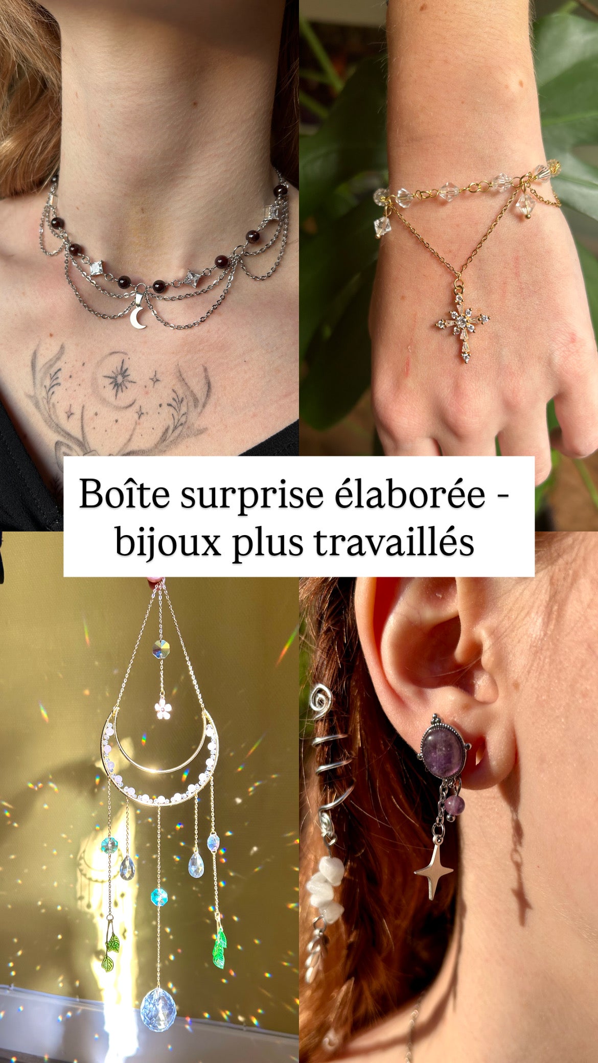 Boîte surprise Bijou ou Suncatcher (élaborée)