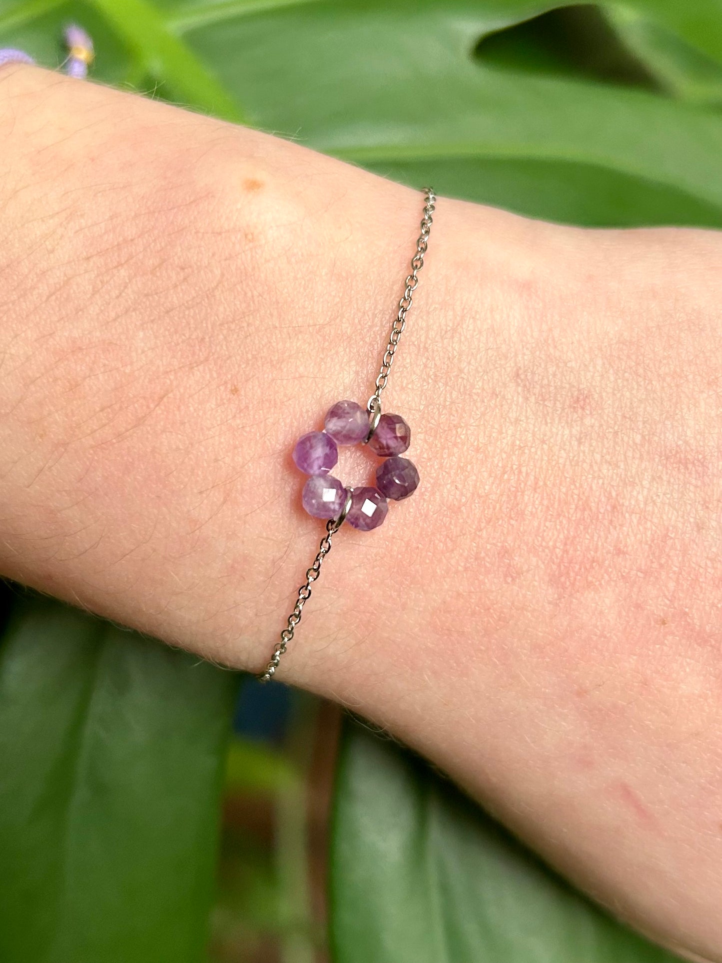 Bracelet Flora Améthyste AAA