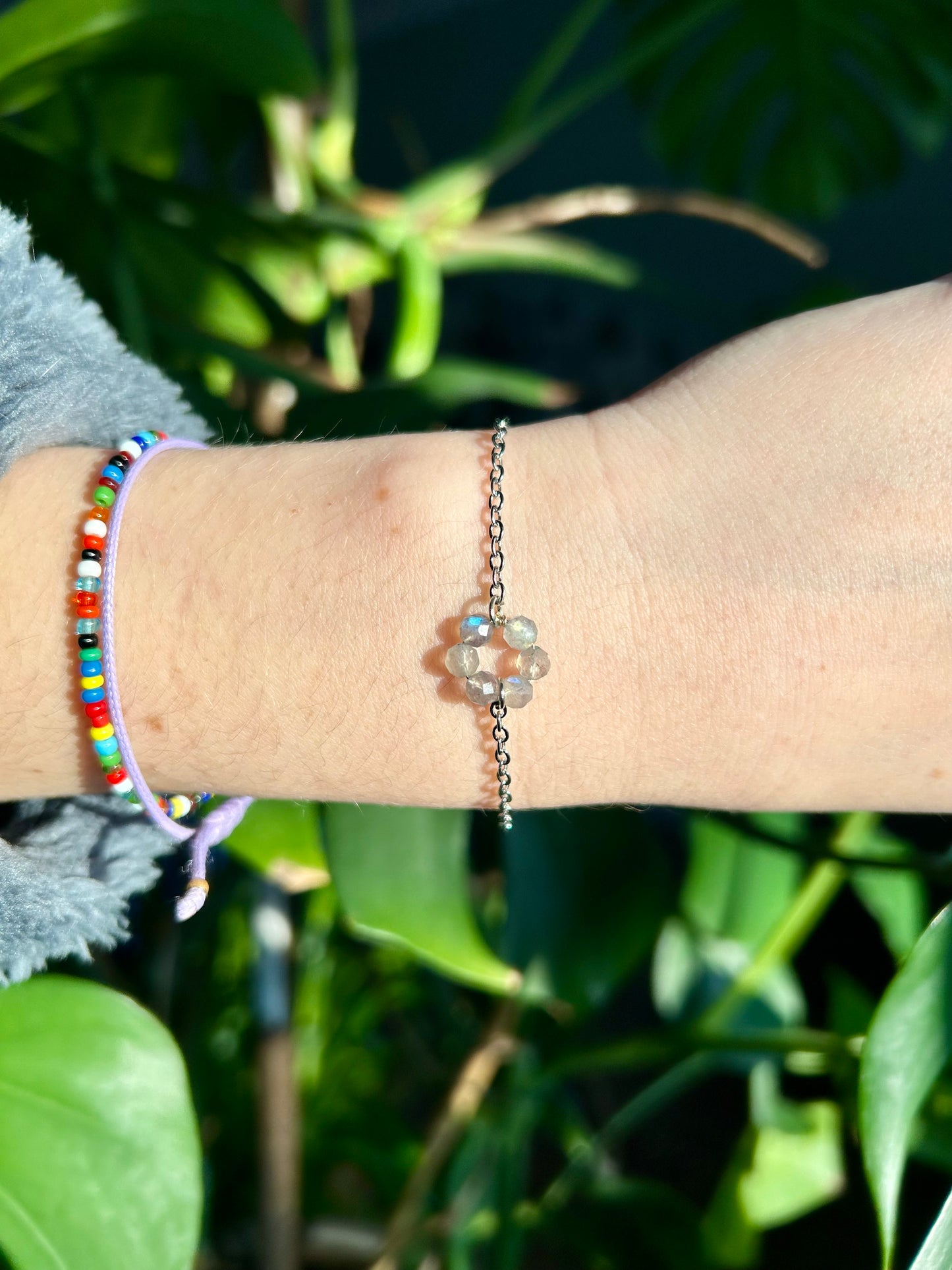 Bracelet Flora labradorite AAA