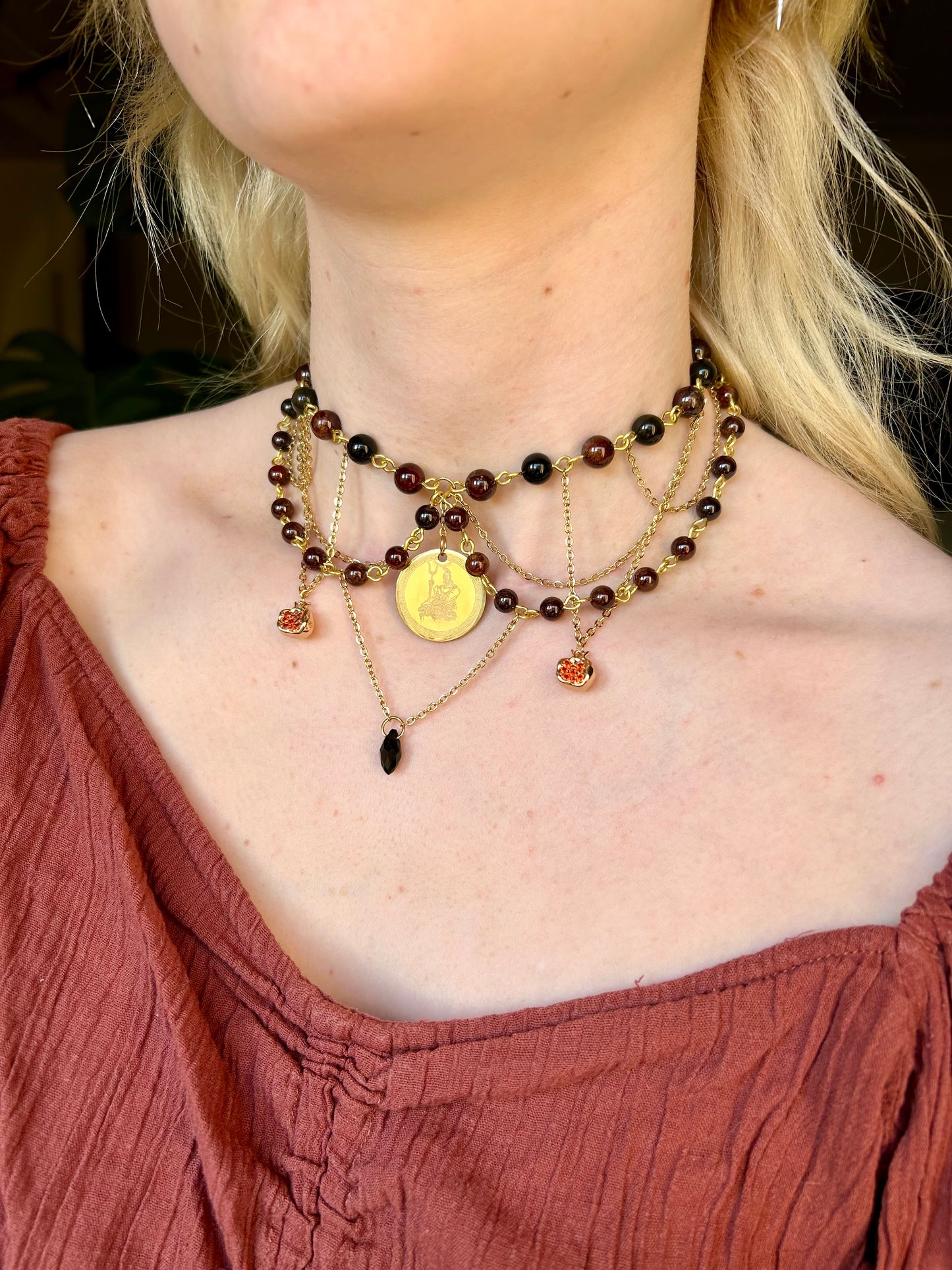 Collier Hadès et Perséphone