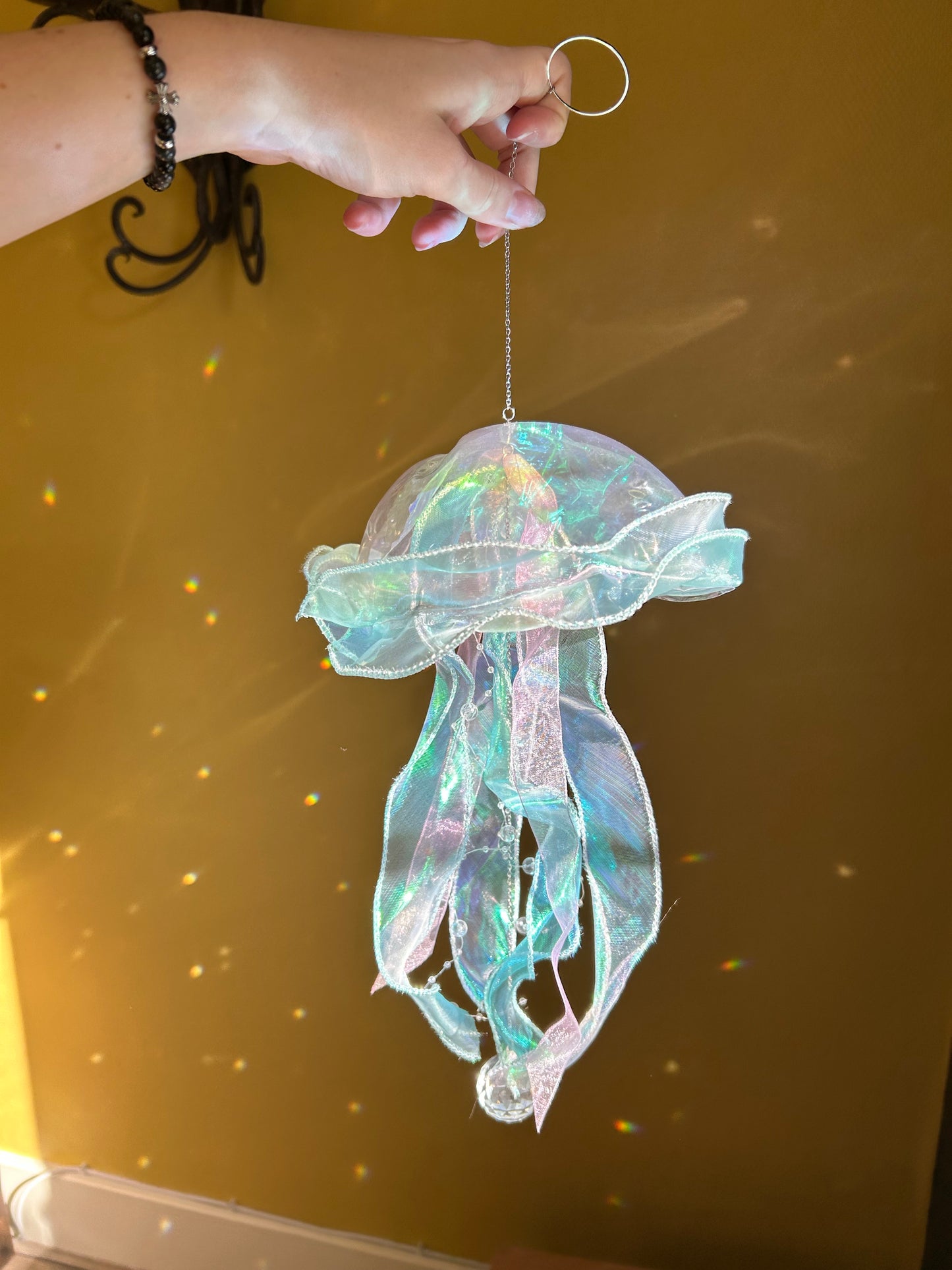 Suncatcher Méduse Azur