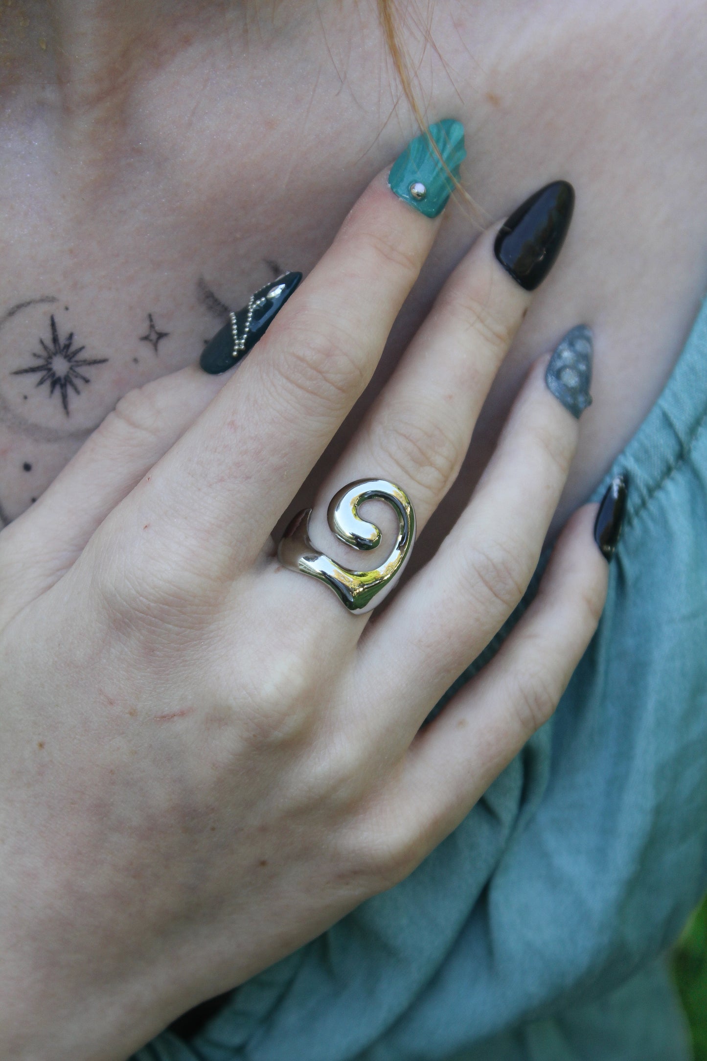 Bague ajustable Rán