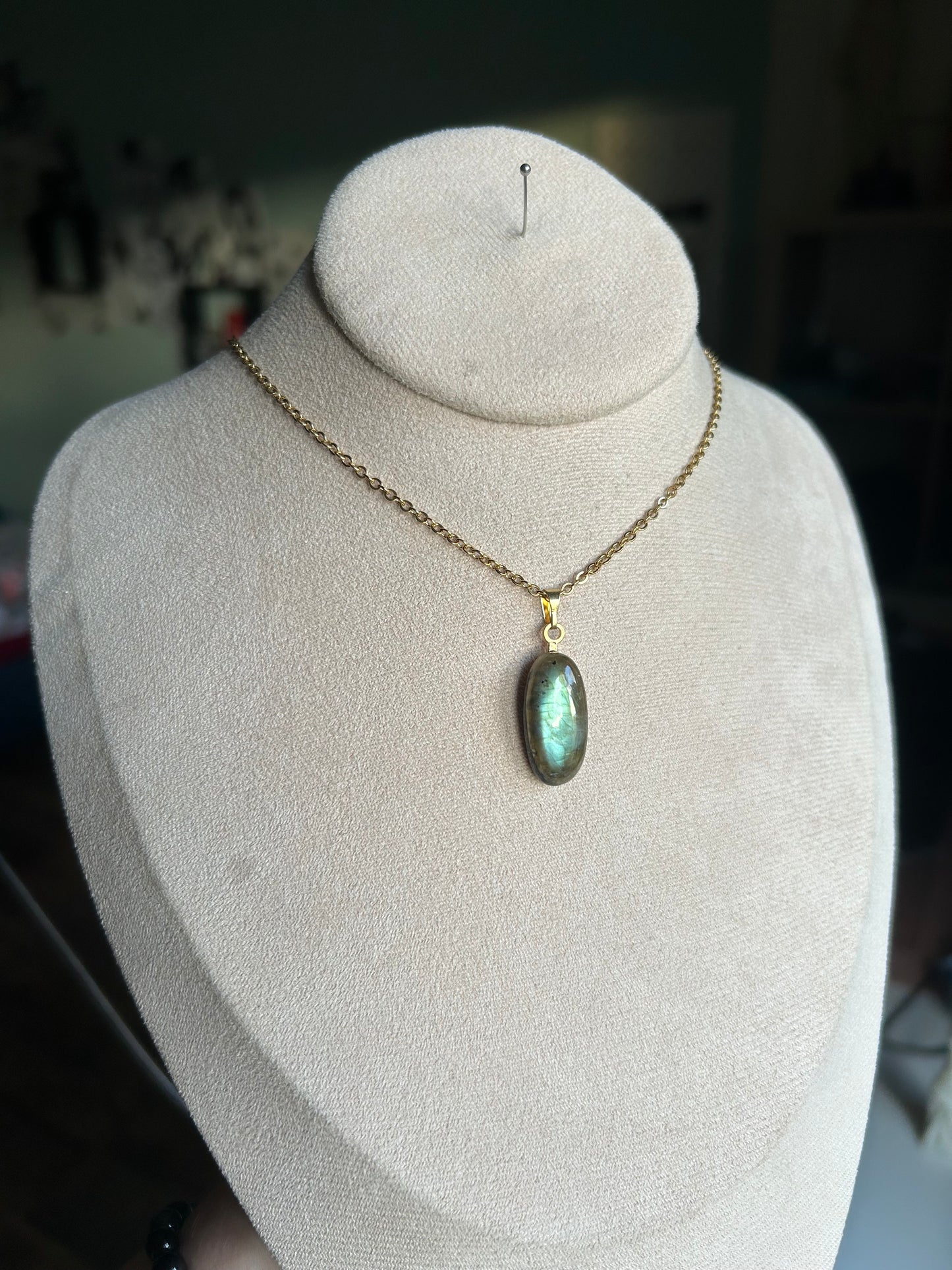 Collier réversible Nausicaa plume