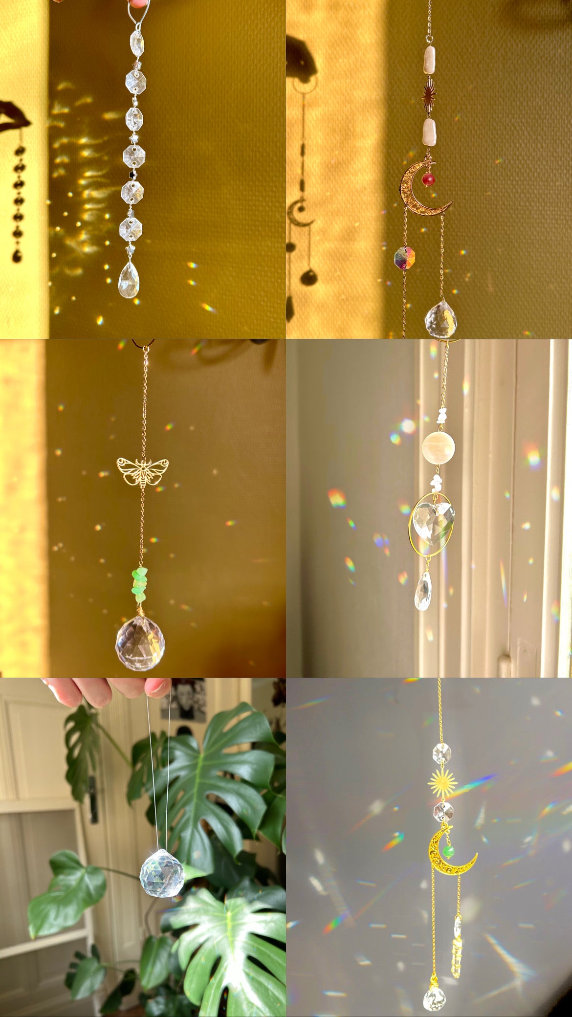 Bougie mystère Champignon (bijou ou suncatcher)