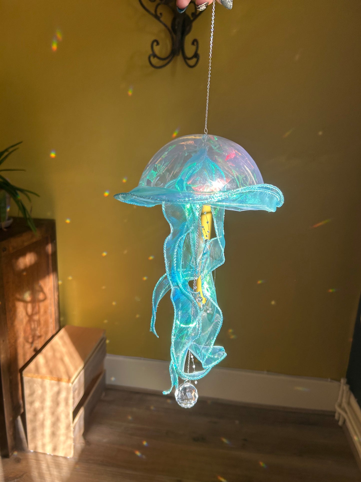 Suncatcher Méduse Bleue