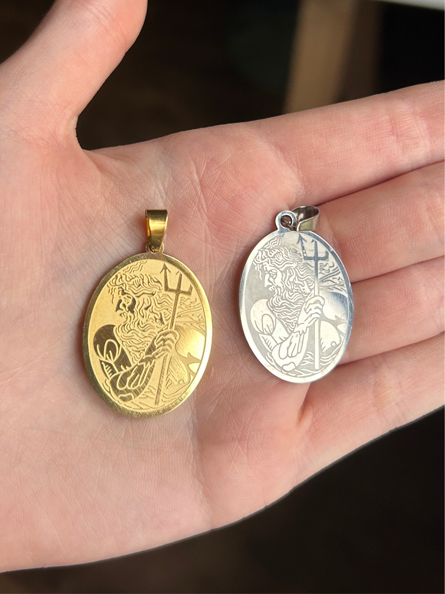 Pendentif Portrait Poseidon