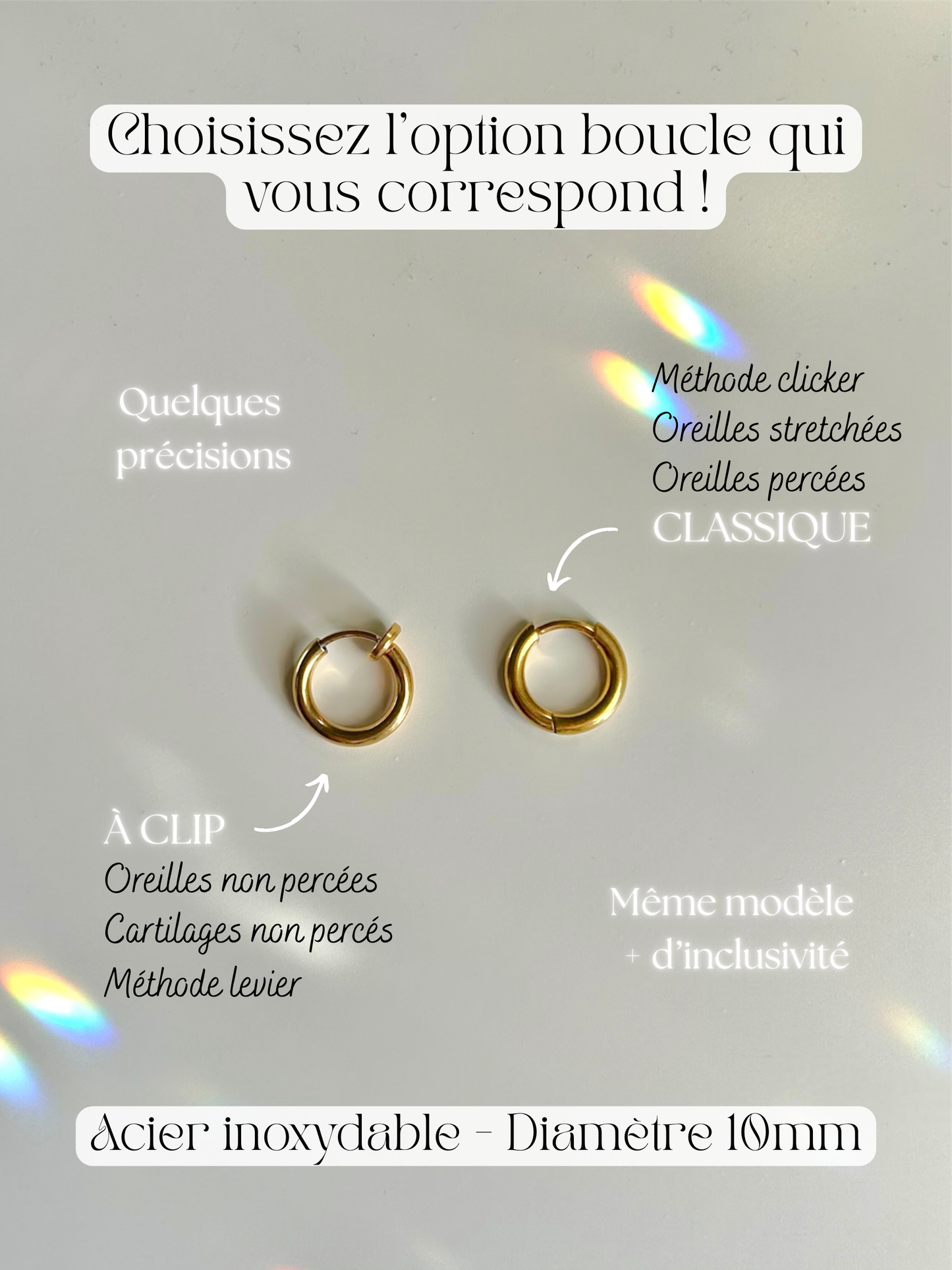 Boucles d’oreilles 4 en 1 Susuwatari