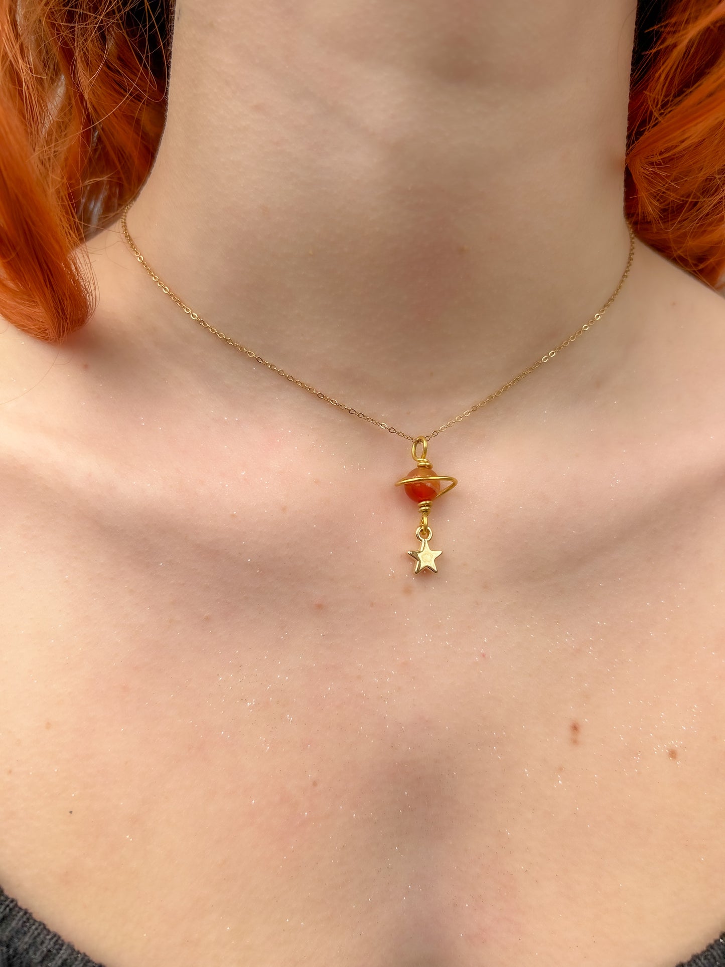 Collier Saturne Personnalisable