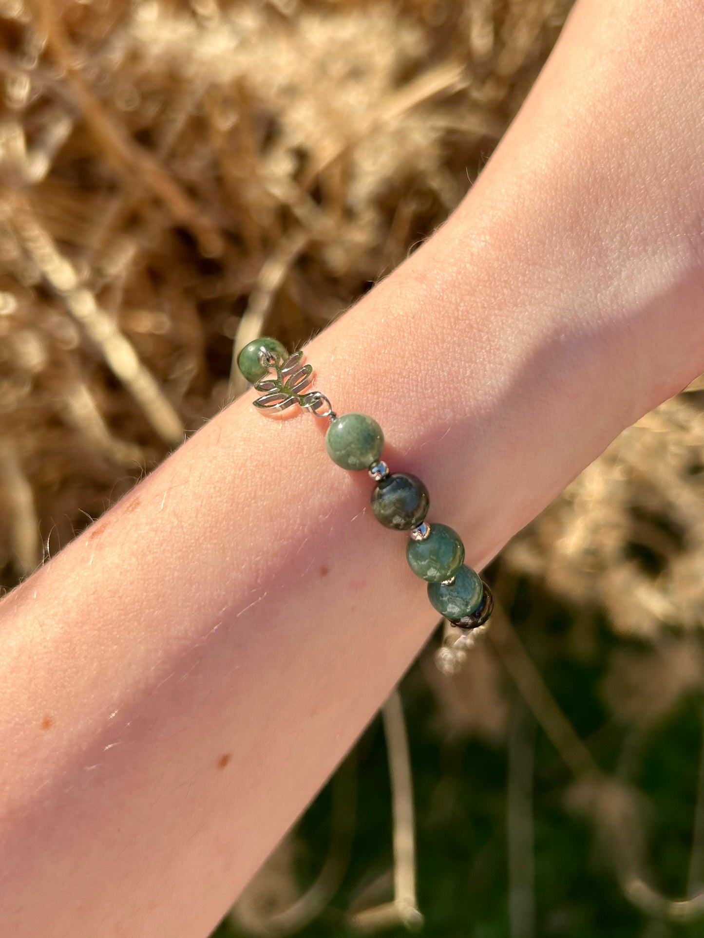 Bracelet Legolas pierres naturelles personnalisable