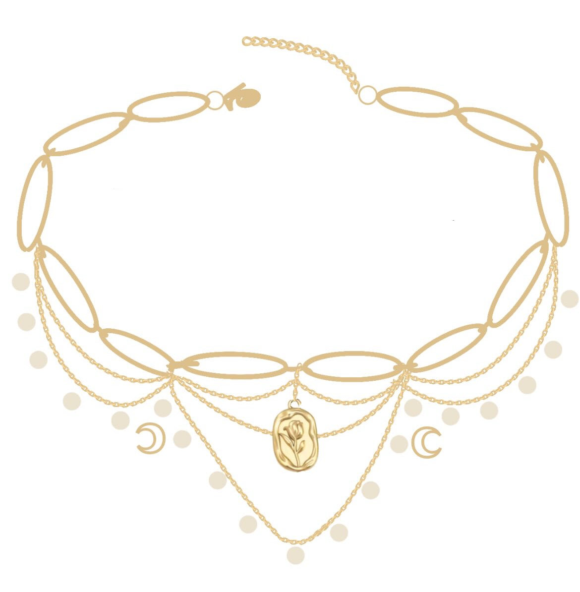 Collier Belle unique (vente flash croquis)