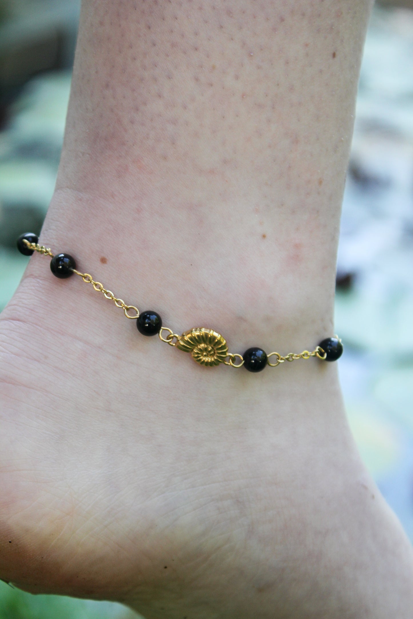 Bracelet de cheville Écume d’Ondine simple