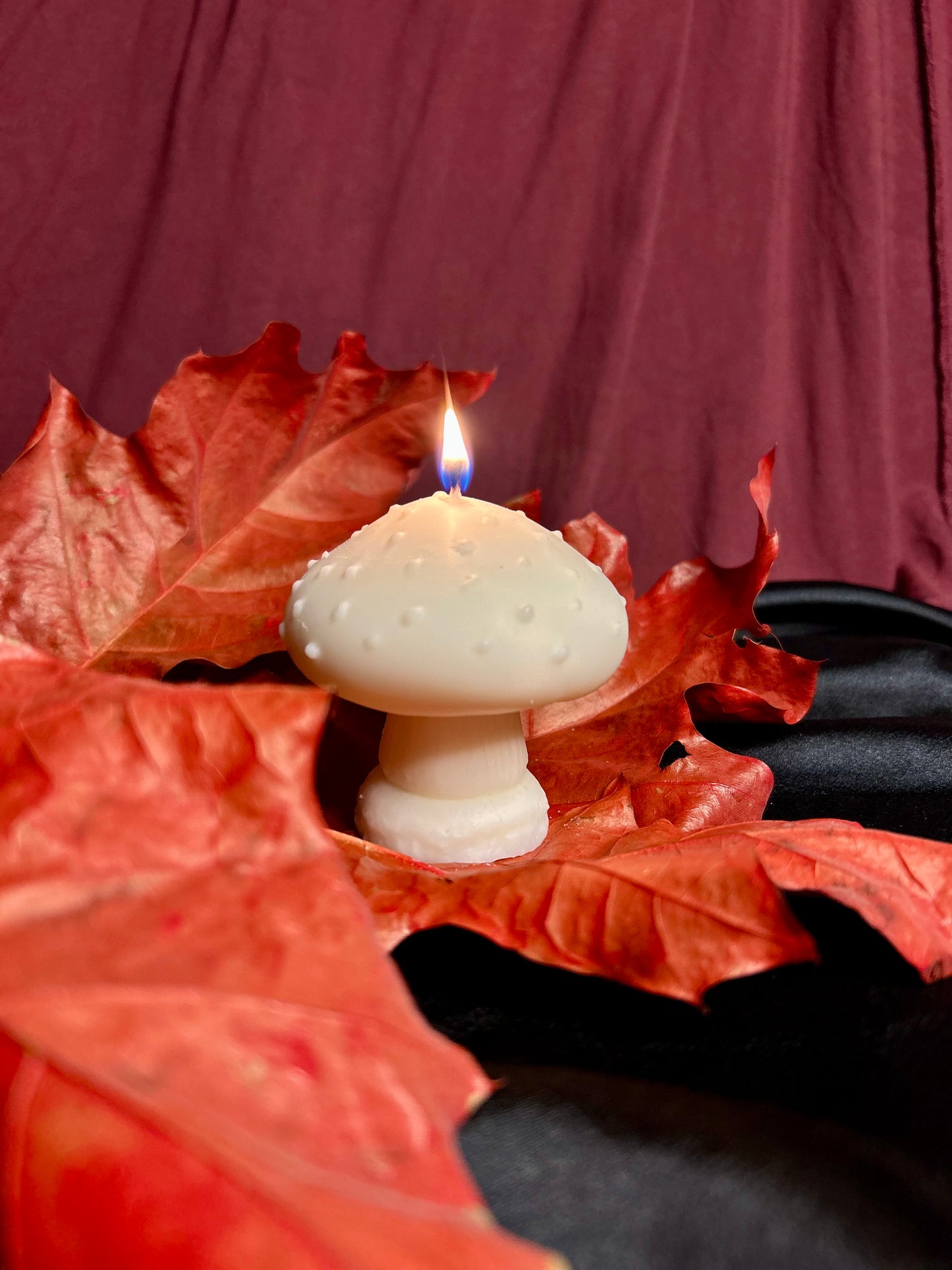 Bougie mystère Champignon (bijou ou suncatcher)