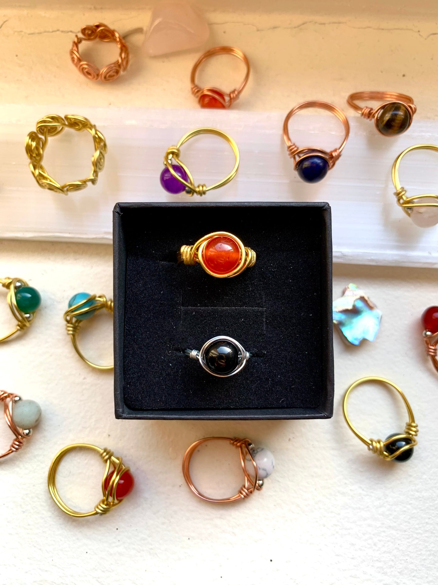 Bague Ariane pierre naturelle