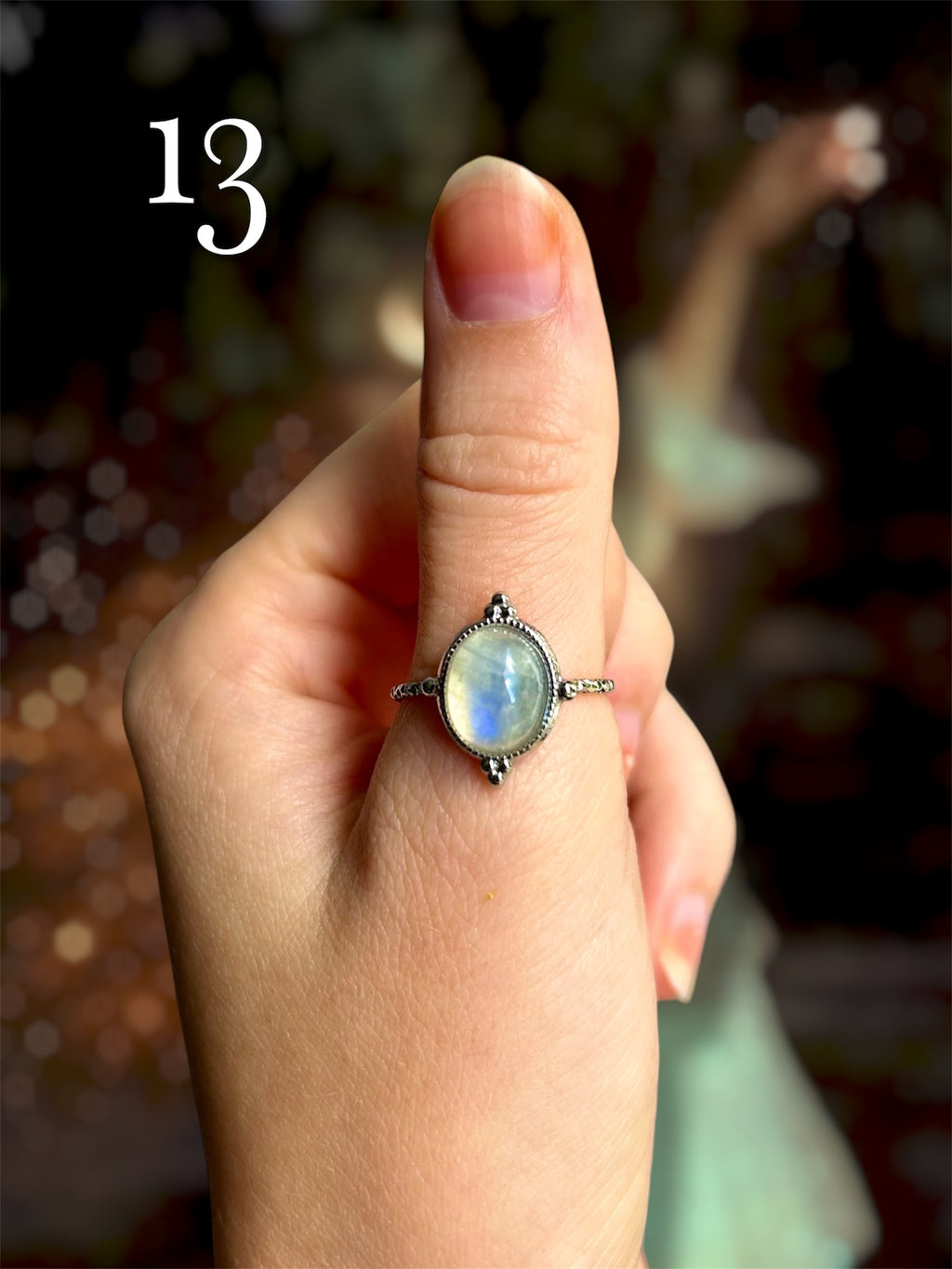 Bagues uniques Labradorites & Pierres de lune