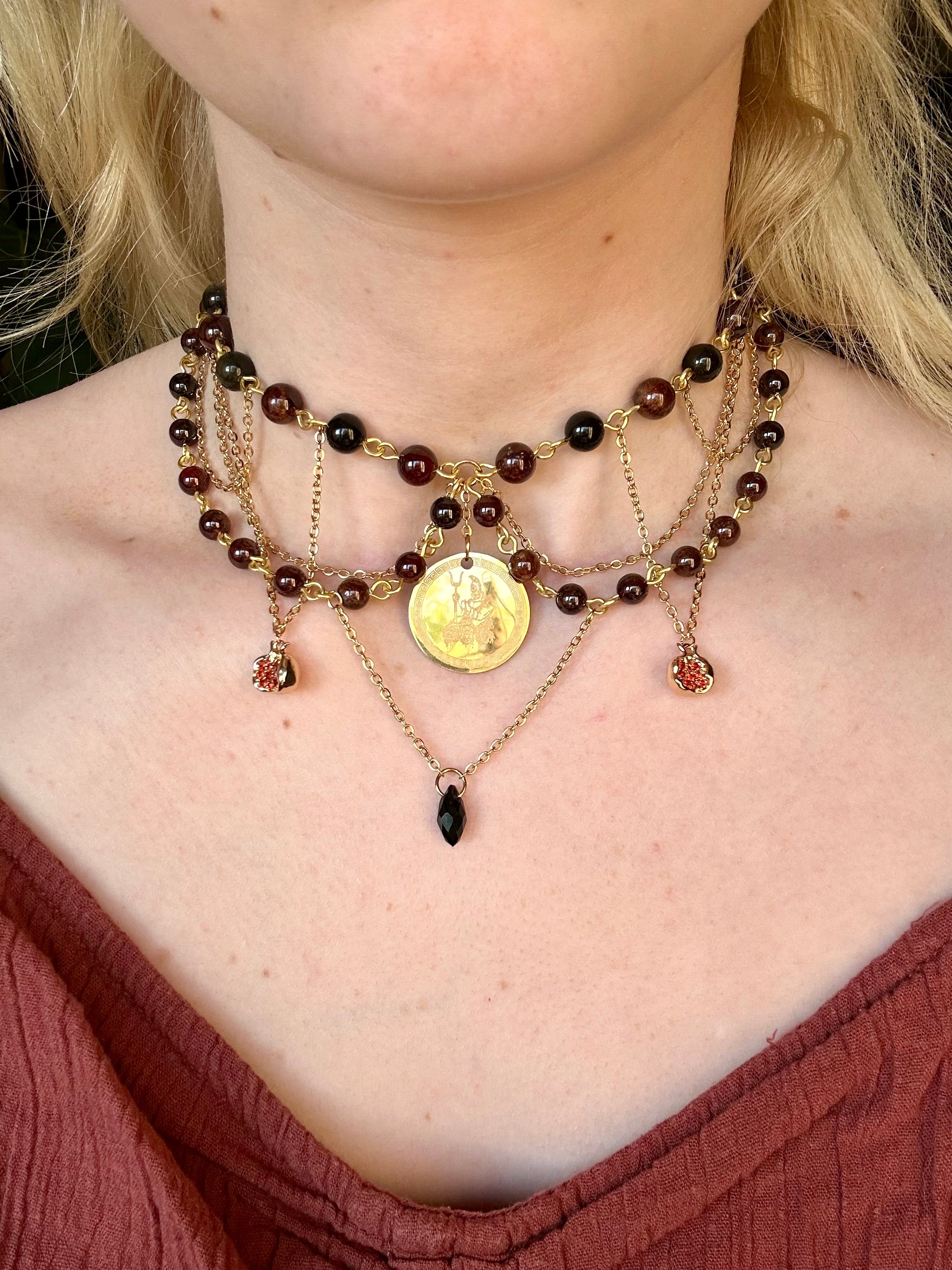 Collier Hadès et Perséphone