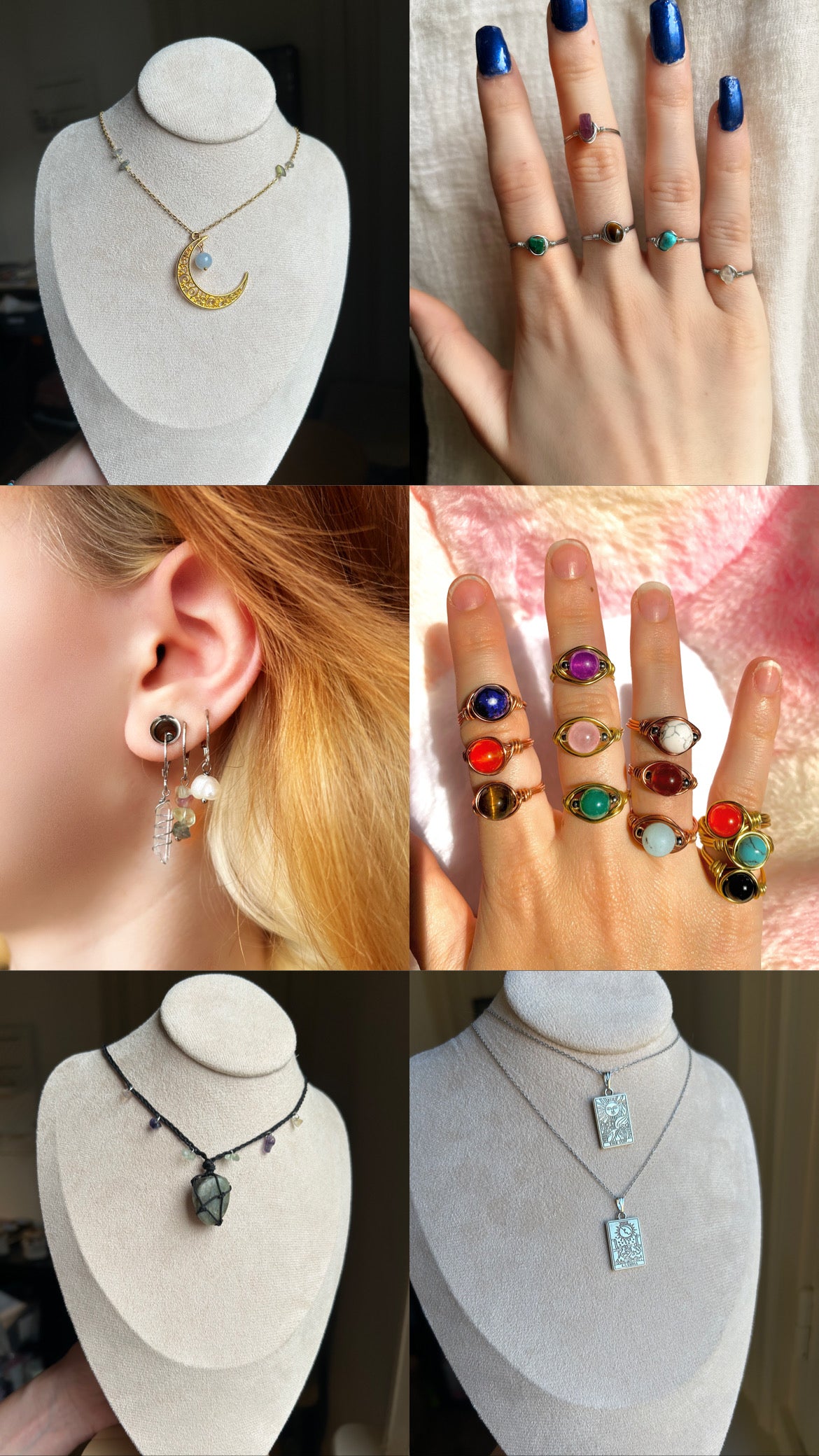 Bougie mystère Louve (bijou ou suncatcher)