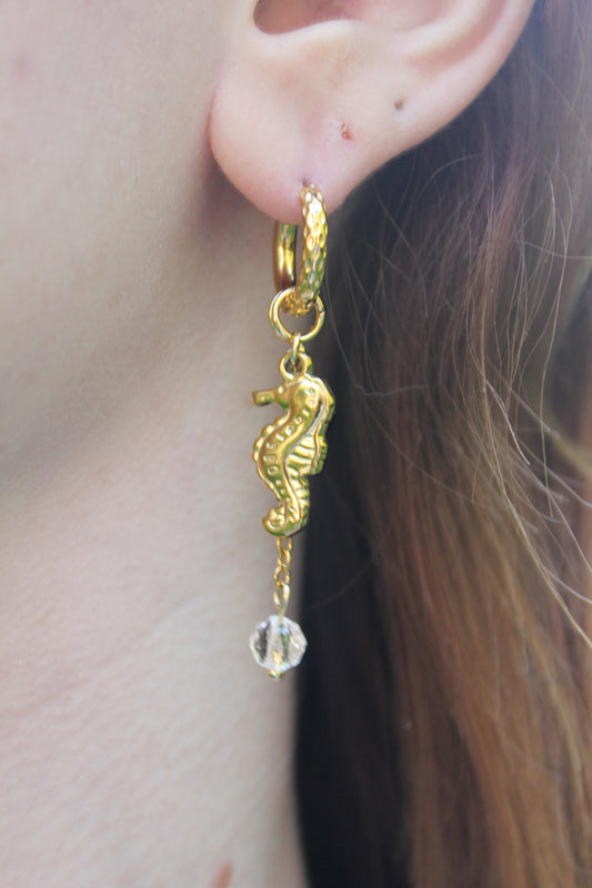 Boucles d’oreilles 3 en 1 Hippos