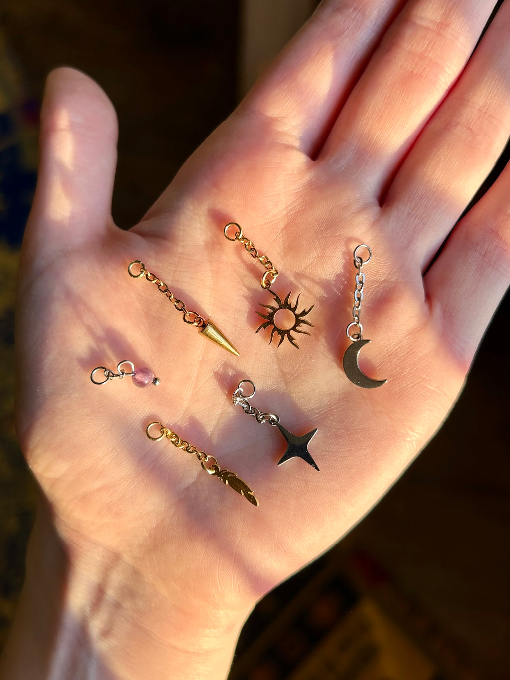 Breloque au choix pour puces ou boucles d’oreilles