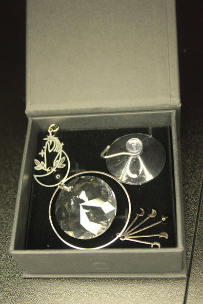 Coffret Luna suncatcher & chaine de voiture+ventouse