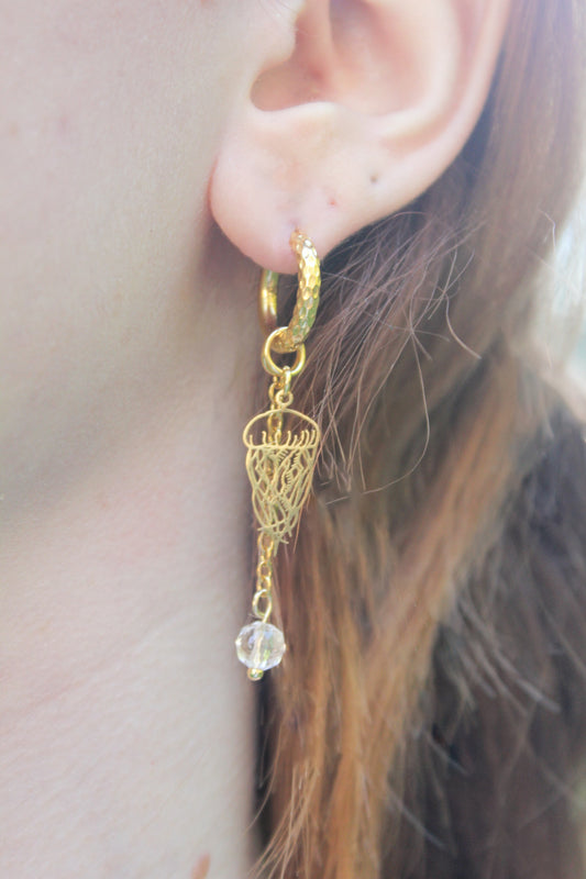 Boucles d’oreilles 3 en 1 Aurélia