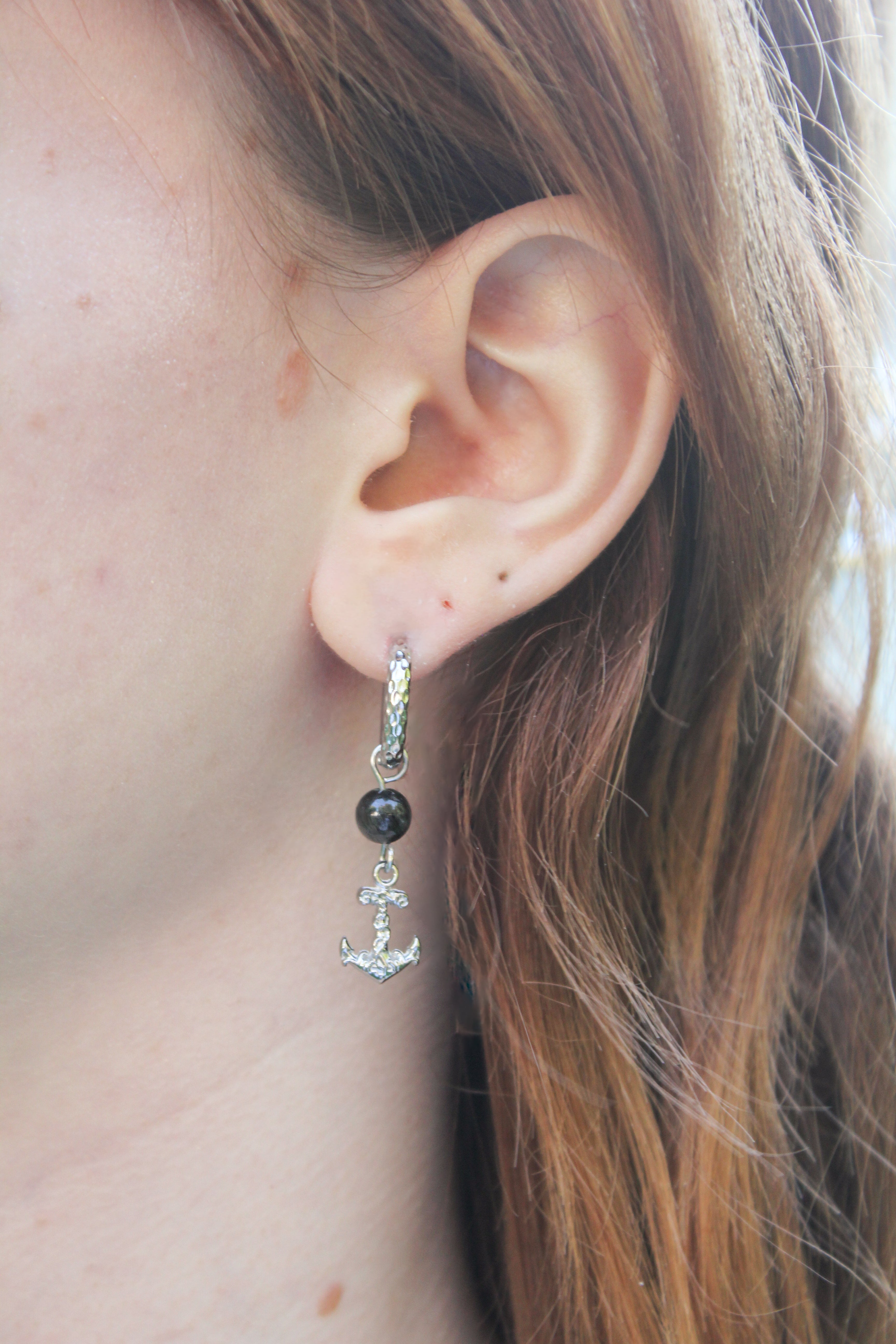 boucles d’oreilles Black Pearl