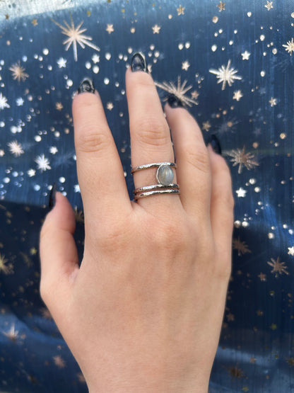 Bague Nyx Labradorite