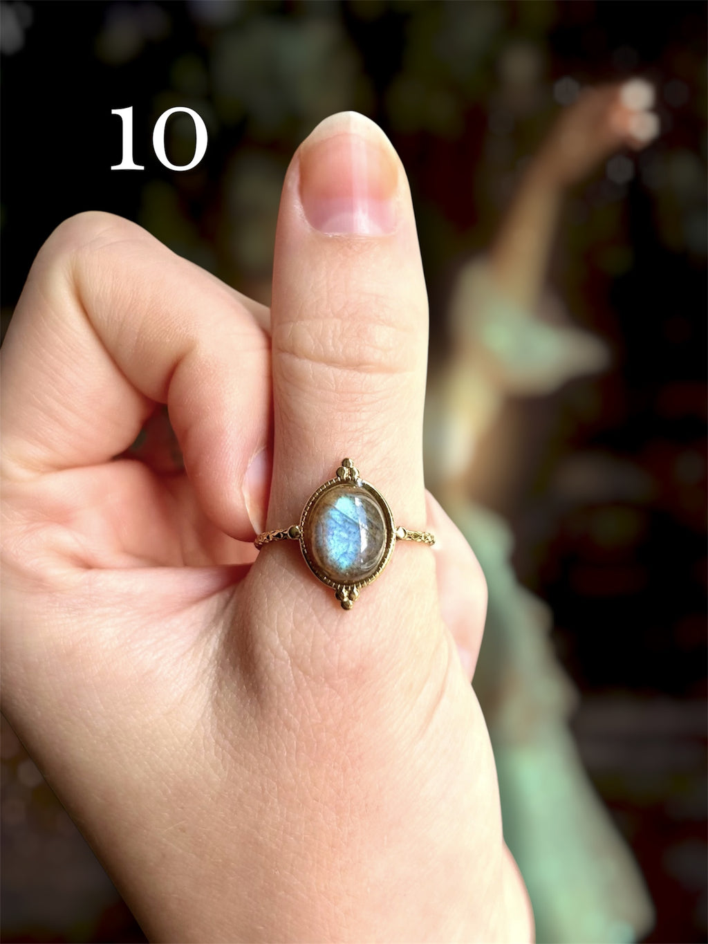 Bagues uniques Labradorites & Pierres de lune