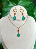 Collier version simple Hauru vert