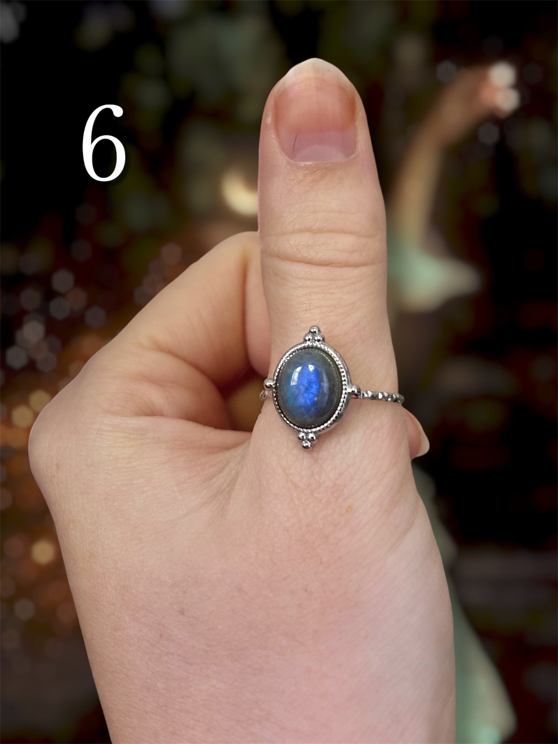 Bagues uniques Labradorites & Pierres de lune