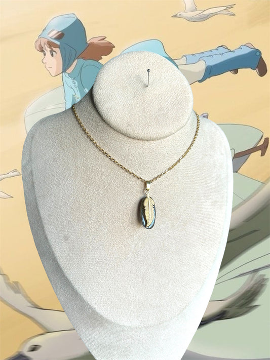 Collier réversible Nausicaa plume