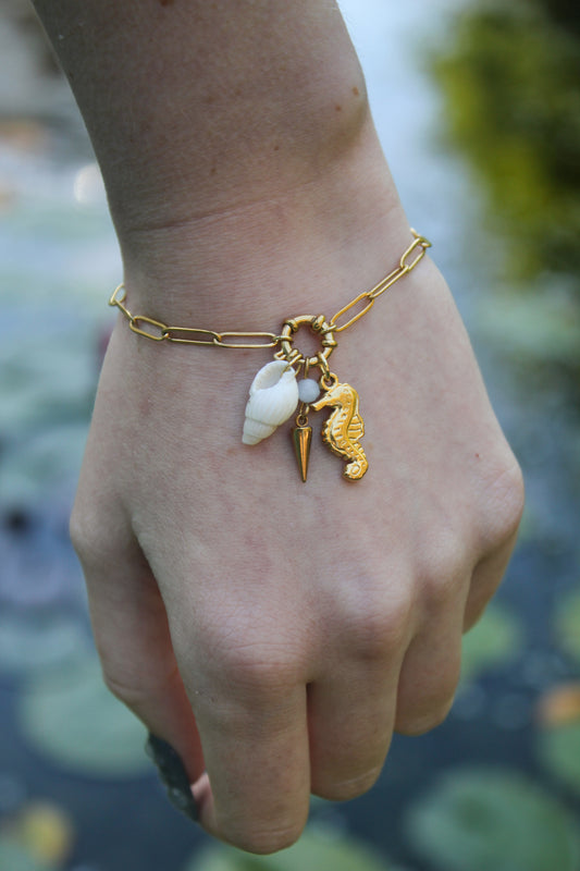 Bracelet breloques 4 en 1 Poseidon
