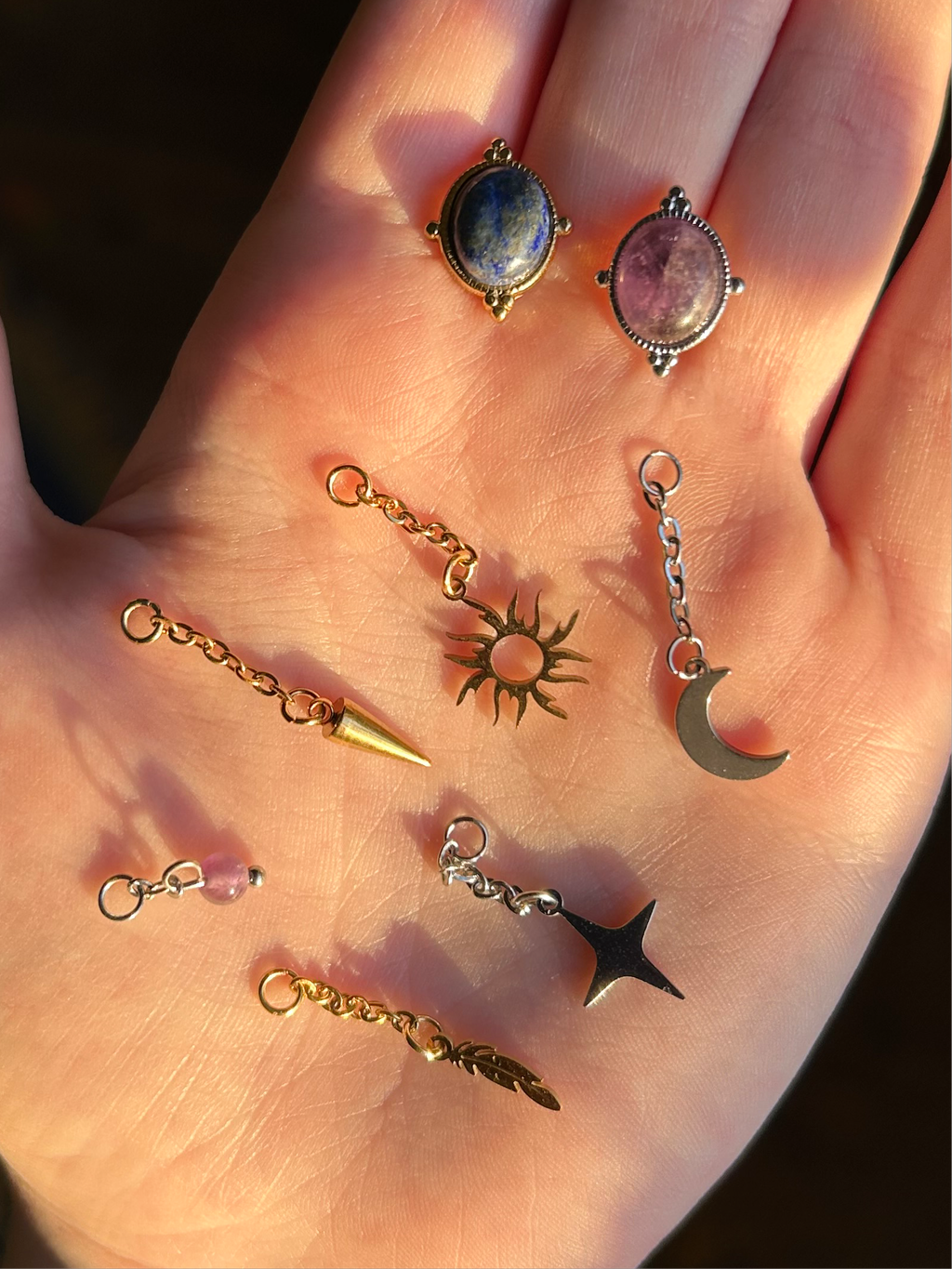 Breloque au choix pour puces ou boucles d’oreilles