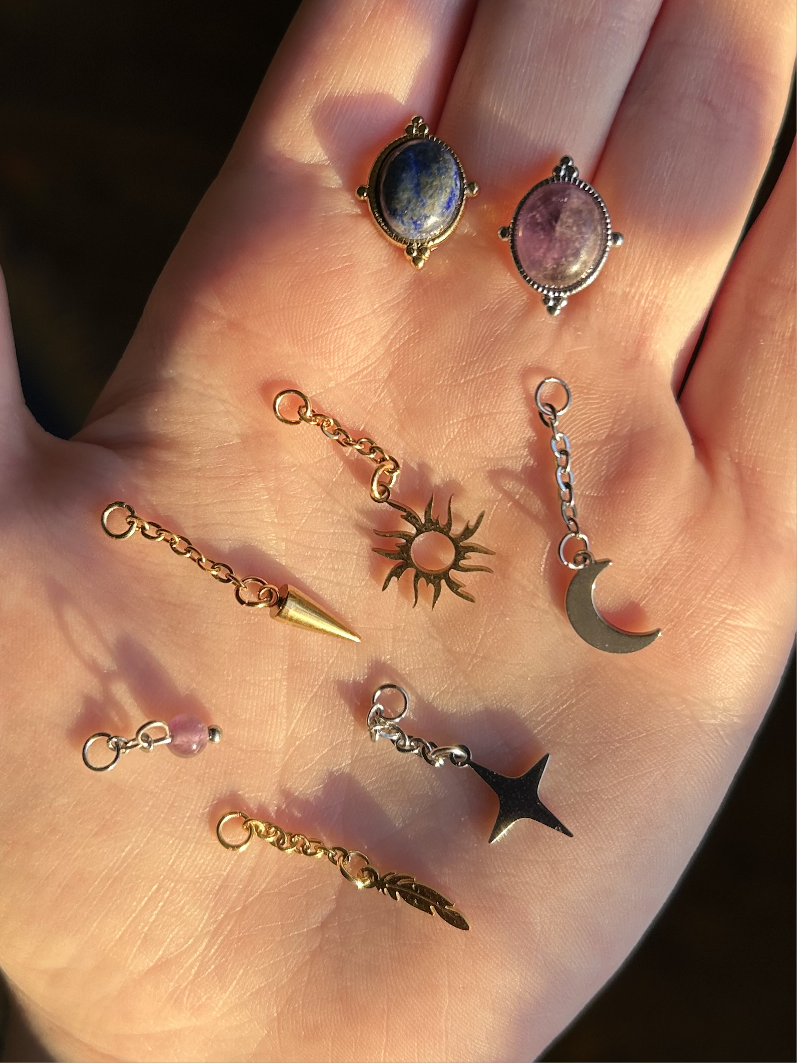 Breloque au choix pour puces ou boucles d’oreilles