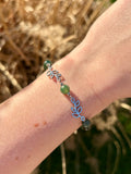 Bracelet Legolas pierres naturelles personnalisable