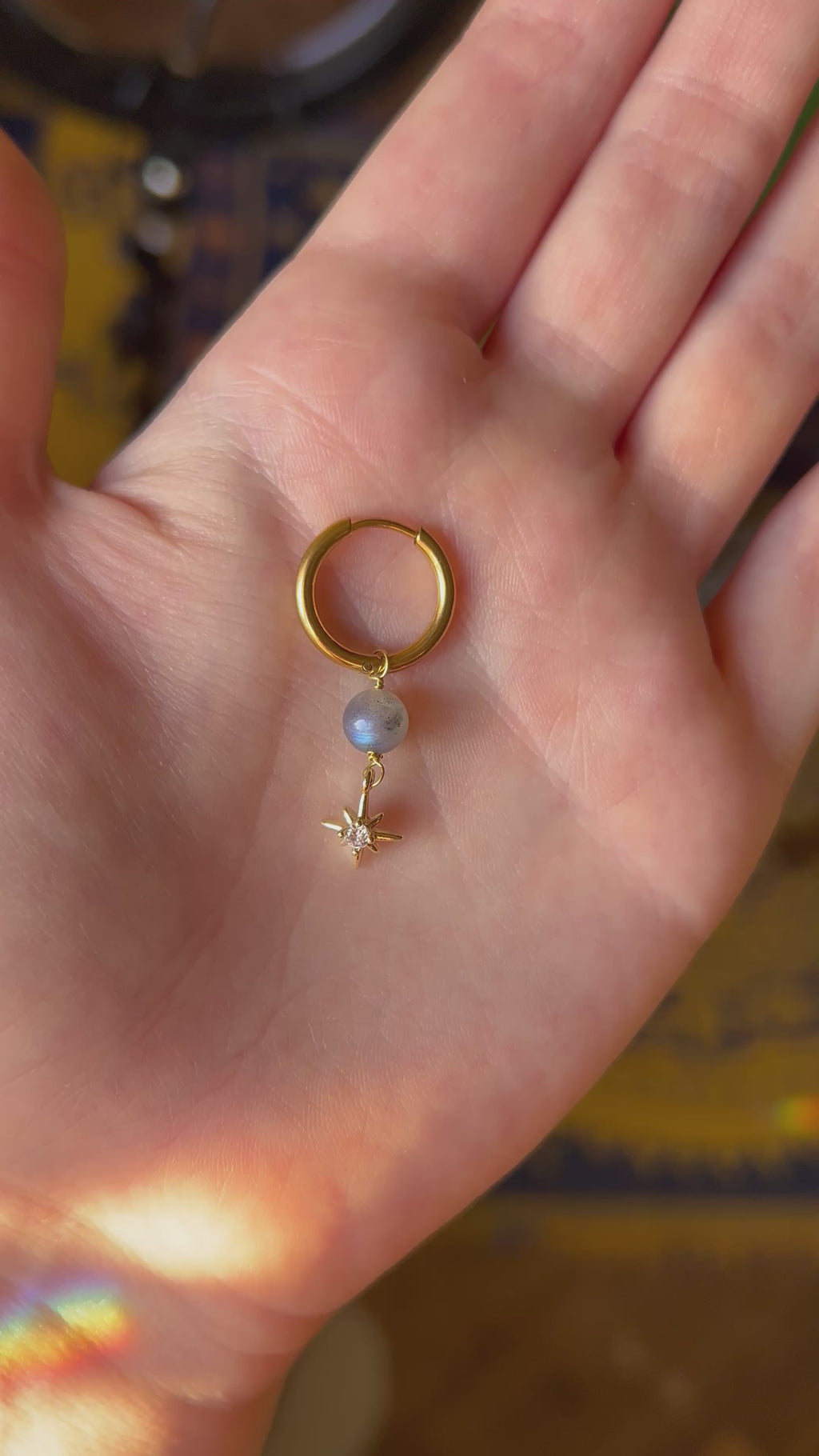 Boucles d’oreilles La lumière personnalisables