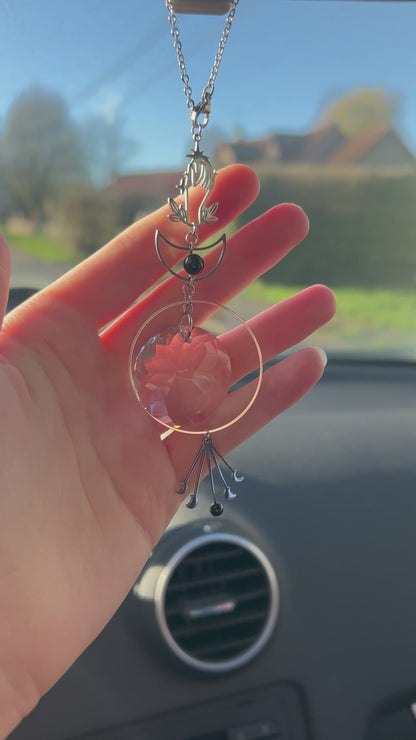 Coffret Luna suncatcher & chaine de voiture+ventouse
