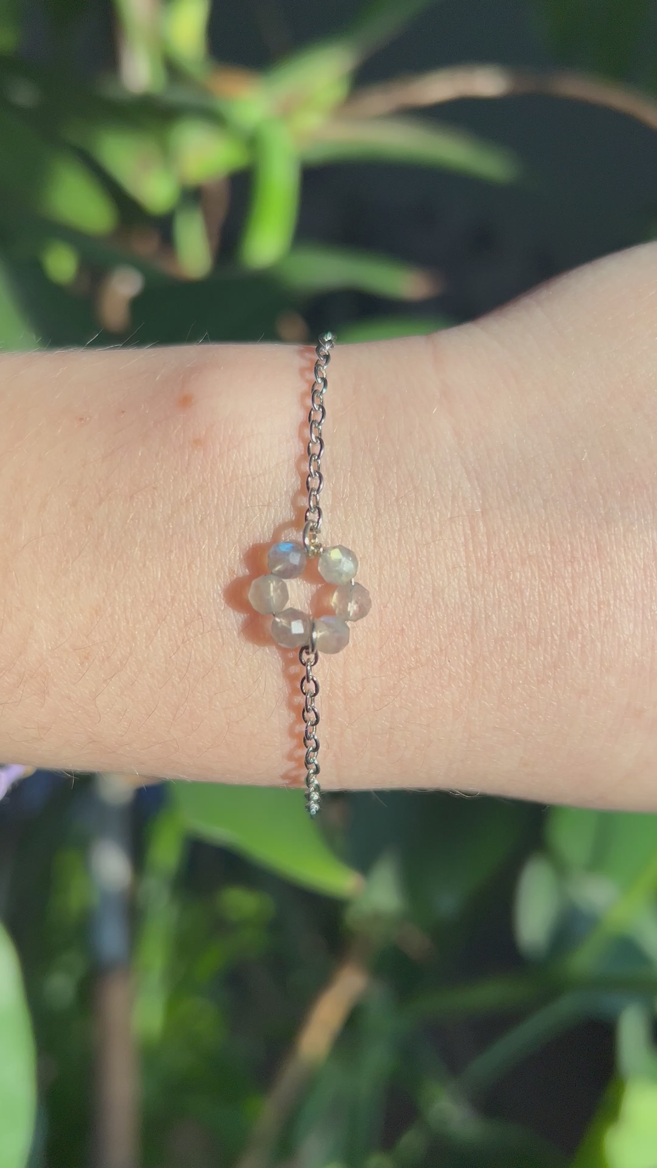 Bracelet Flora labradorite AAA