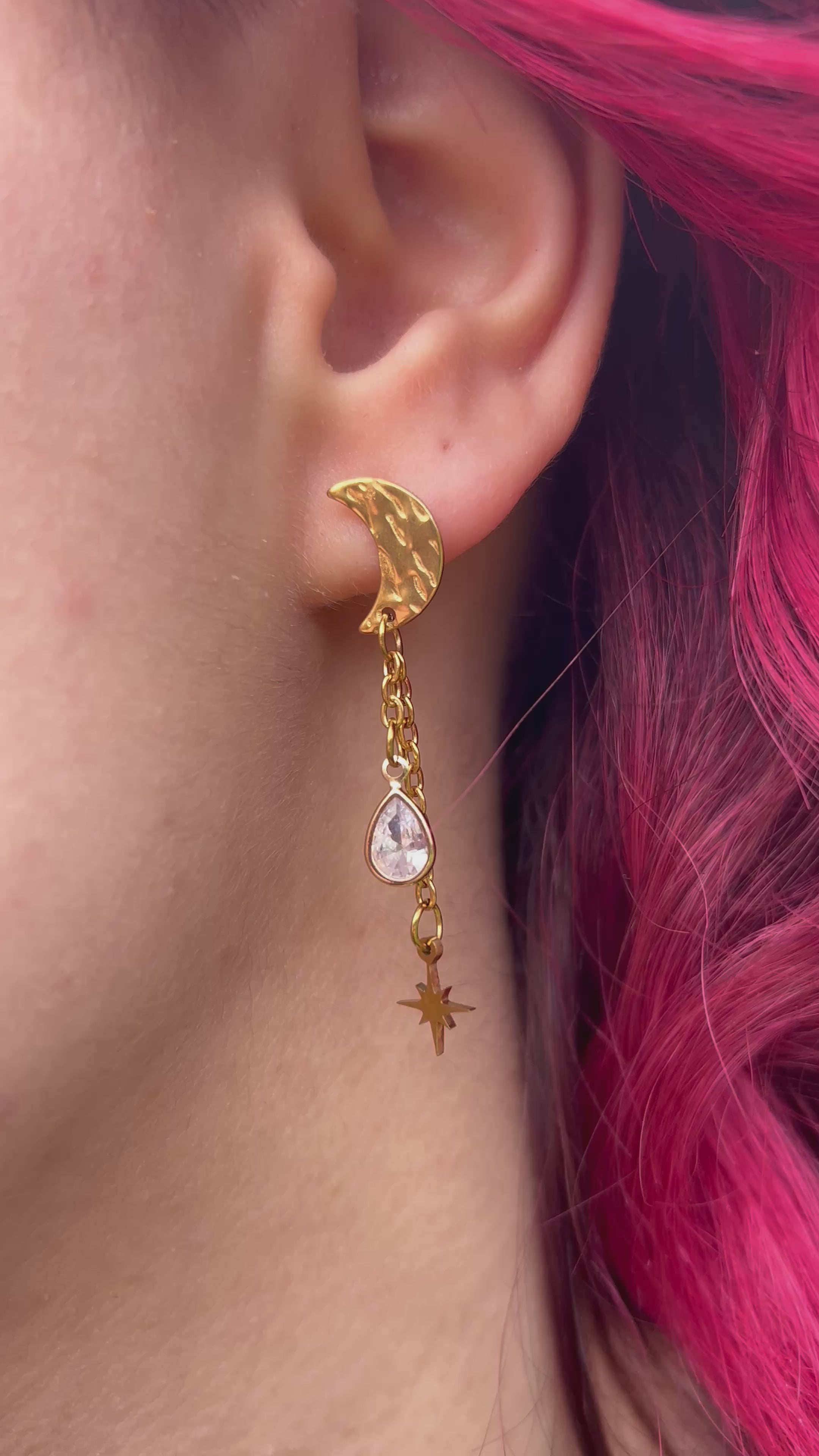 Puces d’oreilles Velvet Moon