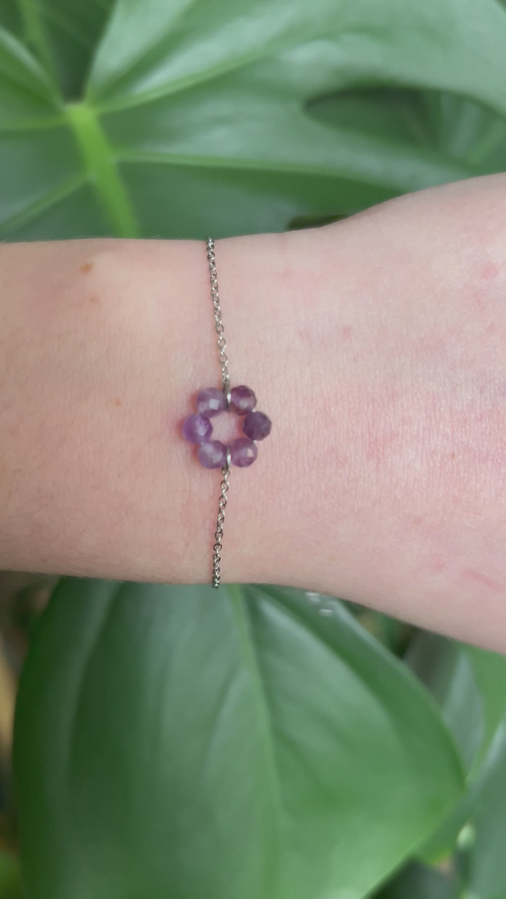 Bracelet Flora Améthyste AAA